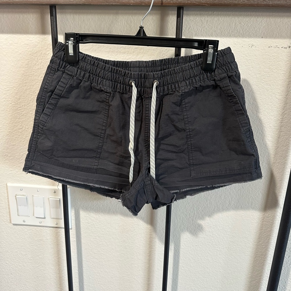 Vuori Culto Casual Black Women's Shorts Drawstring Ripstop Small
